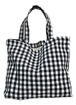 Comprar Bolsa Lona Cuadro Compra Comestibl Playa Negro
