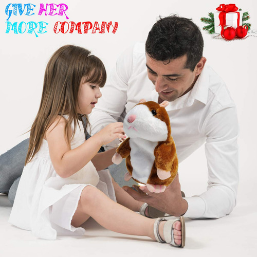 Juguete Interactivo De Peluche Con Forma De Hámster Parlante