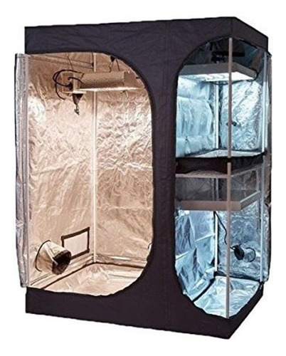 Oppolite 60 X48 X80  2-in-1 Hydroponic Indoor Grow Tent 