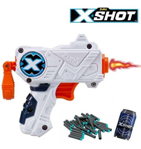 Imagen 2 de 7 de X-shot Doble Micro Blaster Lanza 18mts X2 Pistola Jlt 01160