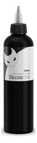 Electric Ink Tinta Para Tatuagem cor preto 240 mL