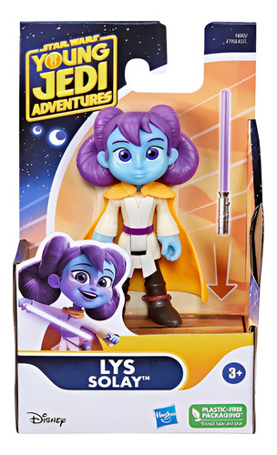 Figura 7cm Star Wars Jovenes Jedi 7958 Hasbro Yoda Kai Nubs Lys