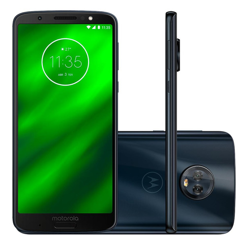 Motorola Moto G6 Plus 64gb Índigo Novo