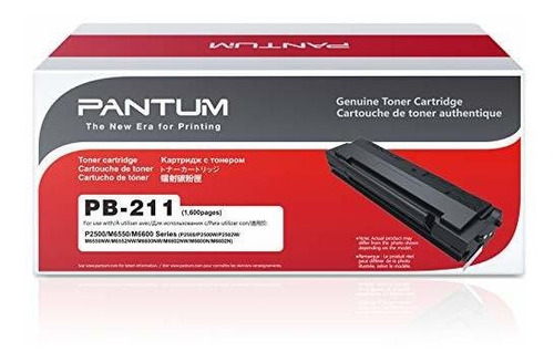 Pb211  Cartridge Black For  P2500w  P2502w  M6550nw  M6...