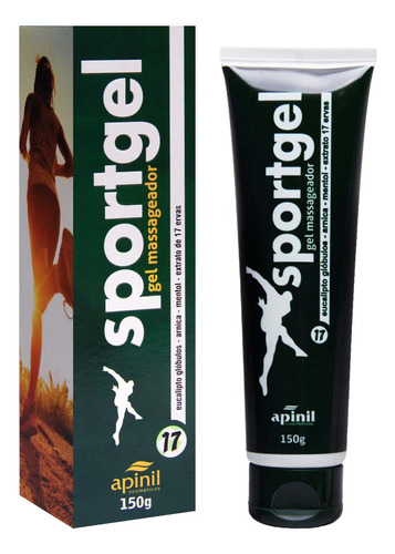 Gel Massagem Apinil Sportgel Bisnaga 150gr