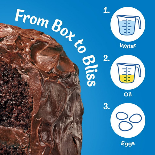 Harina Para Pastel Pillsbury 432g Chocolate - 10 Cajas