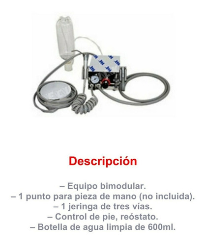 Imagen 3 de 8 de Bimodular Uso Odontologico Portatil 2 Orificios New Envios!!