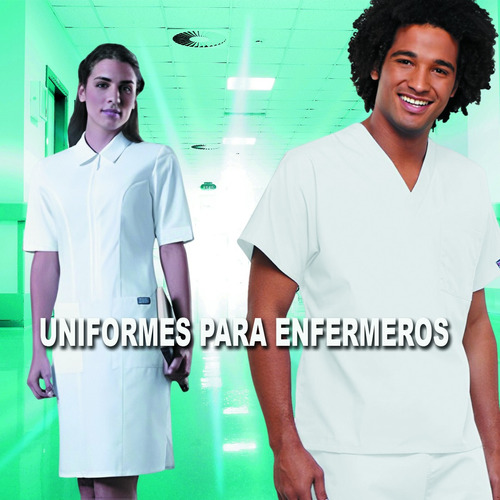 Oferta Uniformes Medicos Cherokee+vestido+blancos Y Verdes  