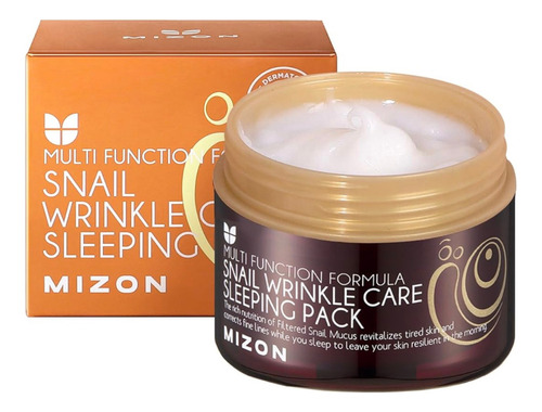 Crema Nocturna Reparadora De Arrugas Mizon 80 Ml Momento De Aplicación Noche Tipo De Piel Todo Tipo De Piel