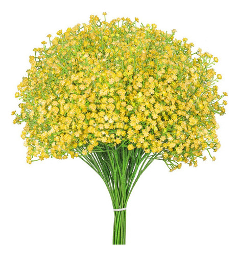 12 Unidades De Plantas Artificiales Baby Breath Gypsophila P