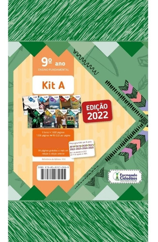Livro Formando Cidadãos Kit A + B + C 9º Ano Nova Edição