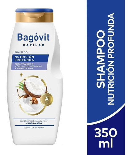 Bagovit Capilar Shampoo X350 Nutricion  