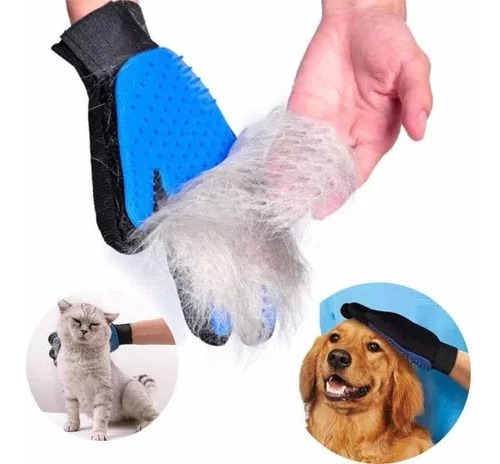 Pack 2 Uni. Guantes Para Mascotas Baño - Peinar Perro, Gato