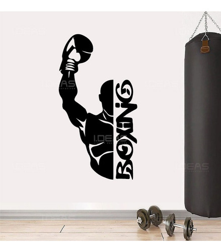 Vinil Decorativo Ejercicio Fisico Gym Boxeo Boxing