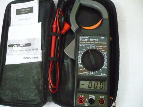 Imagen 2 de 2 de Tester Digital De Pinza Amperimétrica Ksr-266