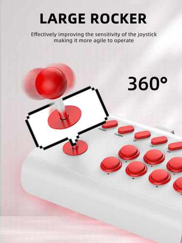 Joystick Tablero Arcade Fightstick Para Ps4, Pc, Android Ios