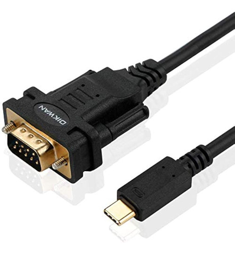 Oikwan Usb-cto Rs232 Db9 Serial Cable Male Converter Adapter