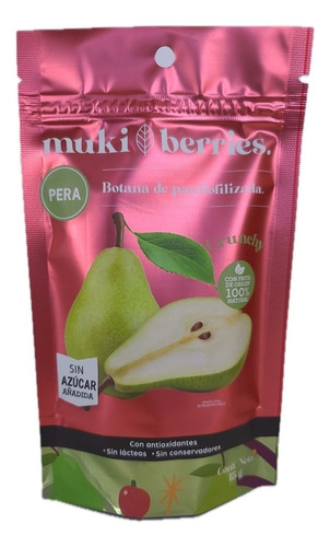 Snack De Pera Liofilizada Crujiente Y Saludable - 12 Piezas