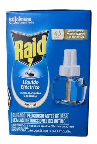 Raid Repuesto 45 Noches Líquido Eléctrico