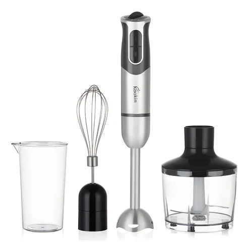 Mixer de Mão Portátil 8 Velocidades 3 em 1 Inox 800W KOOKIN Multi...