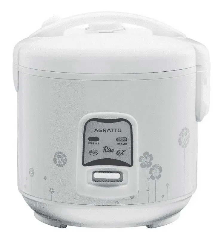 Panela Elétrica De Arroz Riso Pa6x Agratto Cor Branco Frequência 60 Hz