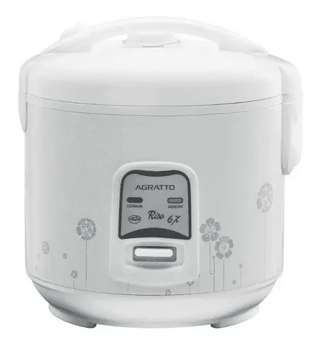 Panela Elétrica De Arroz Riso Pa6x Agratto Cor Branco Frequência 60 Hz