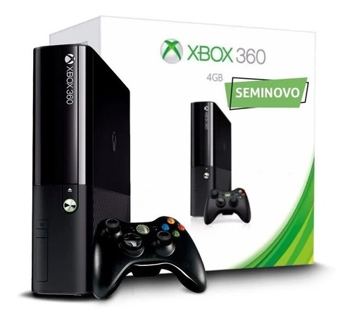 Xbox 360 Super Slim Ou Slim Com Controle Sem Fio + Jogo  (Recondicionado)
