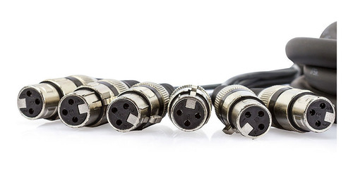 Multicabos Com Conectores Xlr 6 Vias - Cirilo Cabos 2 Mt