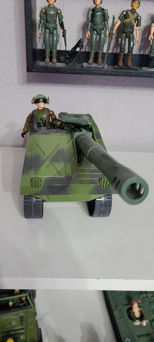 Gi Joe Tanque Sluger Con Su Figura Original (Usado)