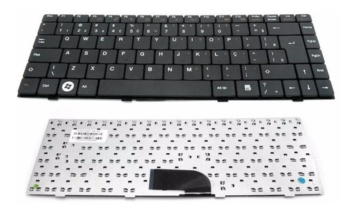 Teclado Para Itautec Infoway W7410 Compatível V092305bk1 Br