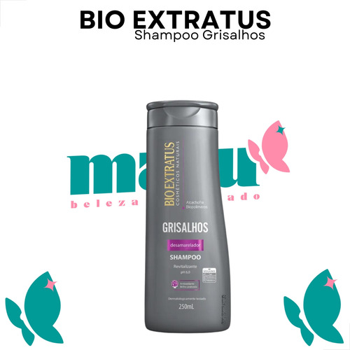 Shampoo Bio Extratus Grisalhos Desamarelador 250ml
