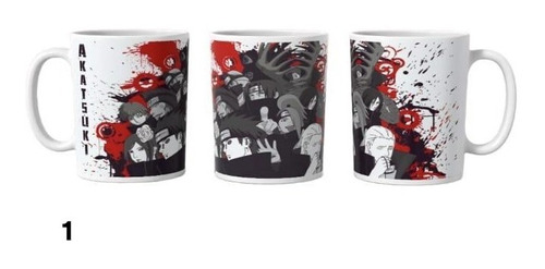 Taza Anime Naruto Akatsuki  Pain Tobi Sasori