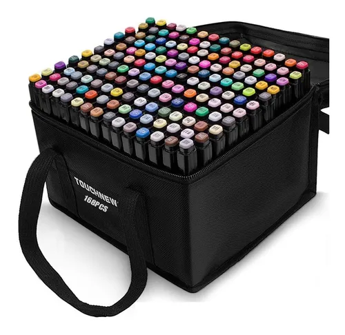 Juego De Marcadores Touchfive A Base De Alcohol, 168 Colores