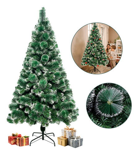 Arboles De Navidad Decorados 1.8m 650 Ramas Adornos Navideño