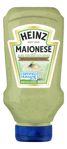 Maionese De Alho Com Ervas Heinz 215g