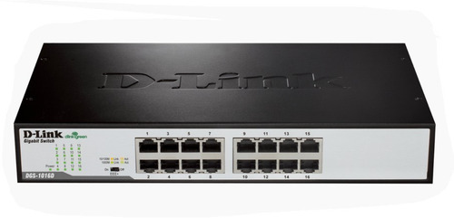 Switch D-link 16 Puertos Gigabit Rack Dgs-1016d