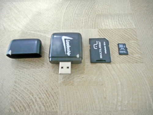 Cartão De Memoria Micro Sd 4 Gb + Adaptador Sd + Leitor