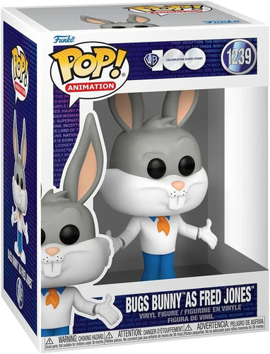 Funko Pop Looney Tunes Bugs Bunny As Fred Jones