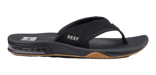 Ojotas Reef Fanning Black - La Isla