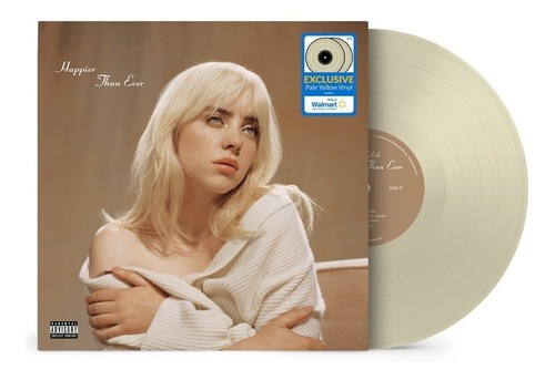 Billie Eilish. Mais feliz do que nunca. Vinilo de edição limitada