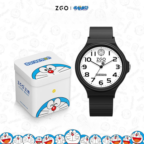 Reloj Doraemon Original, De Cuarzo, A Prueba De Agua, Para R