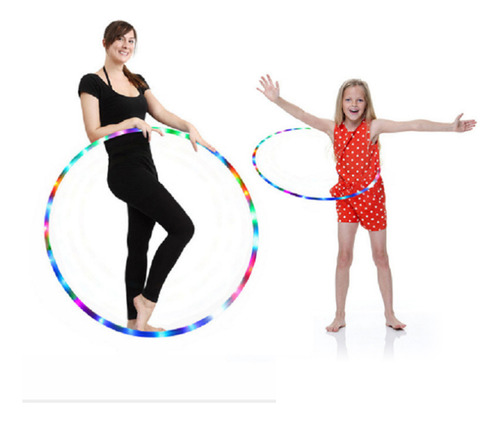Aros De Ejercicio Ligeros Led Hoop Led Up Dancing Para Niños