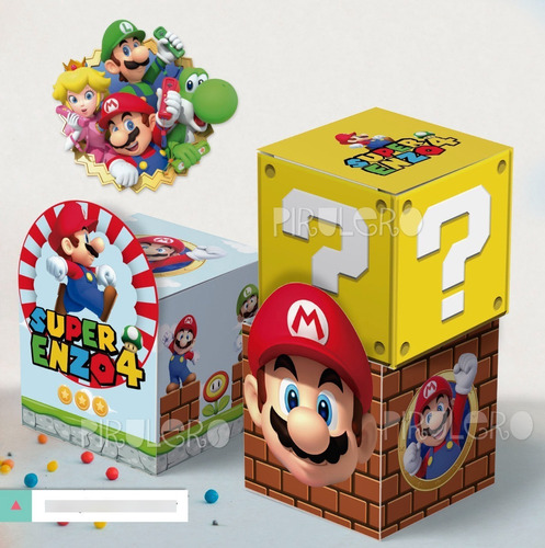 Kit Imprimible Super Mario Bros - Candy Bar