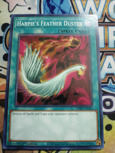 Harpie's Feather Duster / Common / Yugioh