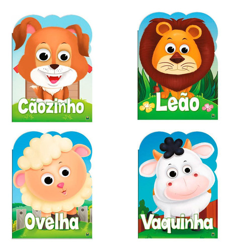 Kit Com 4 Livros Infantil Para Ler - Coleção Olha Quem Sou