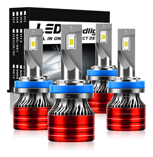 Kit Focos Led Para 2020-2023 Nissan Versa Luz Blanca Faros