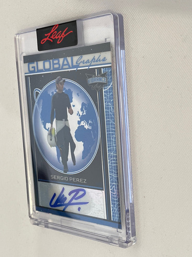 Autografo Checo Perez Card Autografiada Firmada Leaf #2 De 8 (Usado)