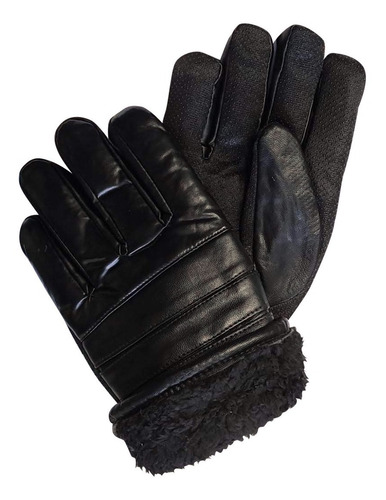 Imagen 4 de 10 de Guante Moto De Invierno Antideslizante Forrado En Corderito