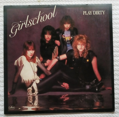 Girlschool - Play Dirty ( L P 1ra Ed. U S A 1983)