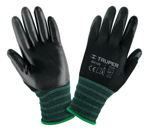 Guantes De Nylon Recubiertos De Nitrilo Talla M Truper 13294